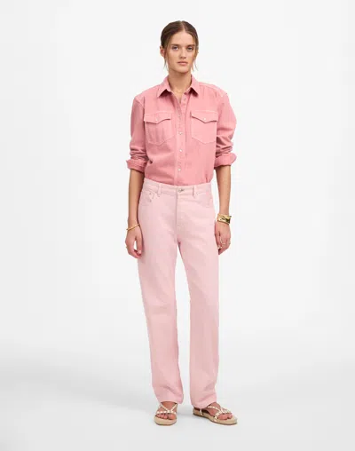 Madewell The Darted Barrel-leg Jean