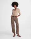 Madewell The Darted Barrel-leg Jean In Brown