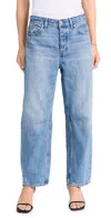 Madewell The Darted Barrel Leg Jeans In Dobbins