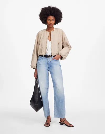 Madewell The Darted Barrel-leg Jean In Edmonson Wash
