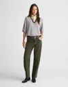 Madewell The Darted Barrel-leg Jean In Gray