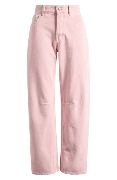 Madewell The Darted Barrel-leg Jeans In Pink