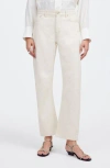 Madewell The Emmett Patch Pocket Edition Wide Leg Jeans In Neutral