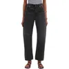 Madewell The Darted Barrel Leg Jeans In Olenda Wash