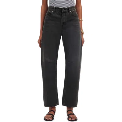 Madewell The Darted Barrel Leg Jeans In Olenda Wash
