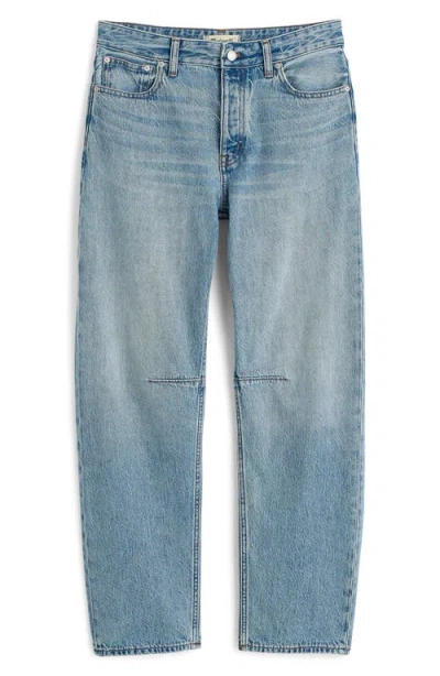 Madewell The Darted Barrel Leg Jeans In Varian Wash