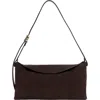 Madewell The Date Night Suede Shoulder Bag In Brown