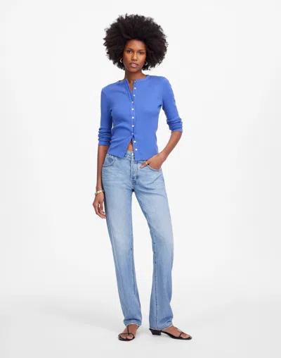 Madewell The Dean Easy Straight Jean In Northridge Wash
