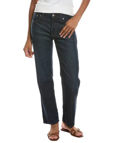 Madewell The Dean Foundry Wash Wool-blend Easy Straight Jean In Blue
