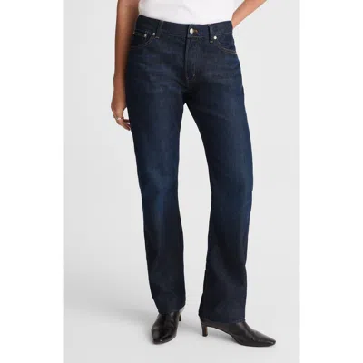 Madewell The Dean Softdrape Easy Straight Jeans In Blue