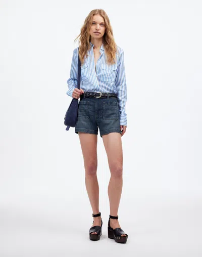 Madewell The Denim Emmett Short In Archbald Wash