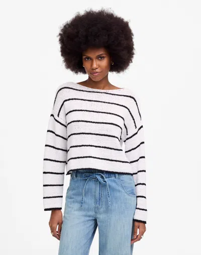 Madewell The Denim Pull-on Wide-leg Pant In White