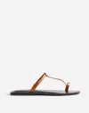 Madewell Lala Thong Sandals Burnt Sienna