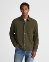 Madewell The Devoe Knit Shirt In Green