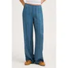 Madewell The Devon Pull-on Relaxed Straight Leg Pants In Multi