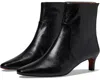 Madewell The Dimes Boots Women 6.5 True Black Leather Kitten Heel Bootie Khd2655