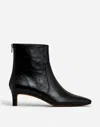 Madewell The Dimes Kitten-heel Boot In True Black
