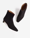 Madewell The Dimes Kitten-heel Boot In True Black