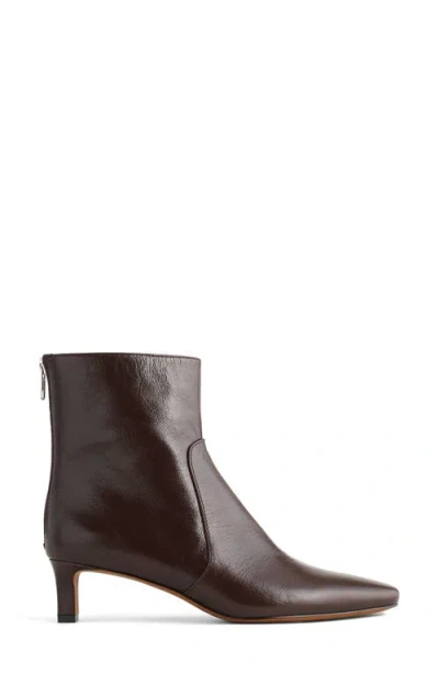 Madewell The Dimes Kitten Heel Boot In Turkish Coffee