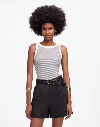 Madewell The Drapey Twill Pleated Short