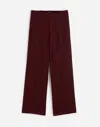 Madewell The Easy Linen Pull-on Pant In Chocolate Raisin
