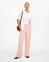 Madewell The Easy Linen Pull-on Pant In Palest Blossom