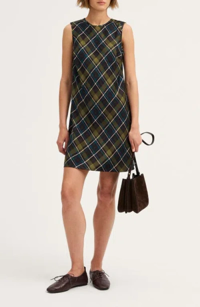 Madewell The Elena Mini Dress In Green