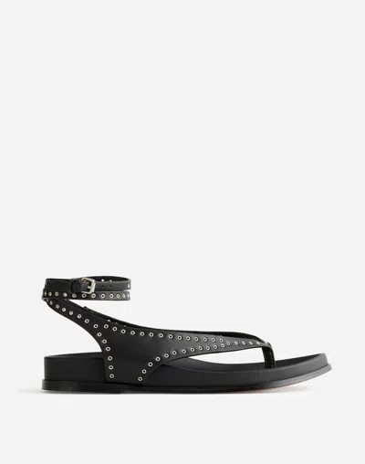 Madewell The Eleni Ankle-wrap Thong Sandal