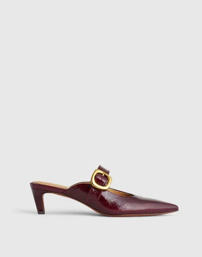 Madewell The Emilie Mule In Purple