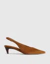 Madewell The Emilie Slingback Pump In Brown