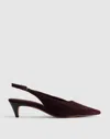 Madewell The Emilie Slingback Pump In Brown