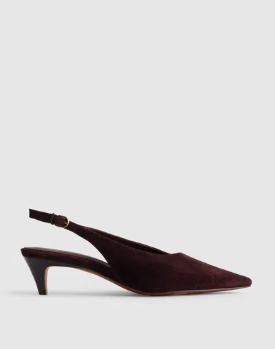 Madewell The Emilie Slingback Pump In Brown