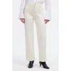 Madewell The Emmett Patch Pocket Edition Wide Leg Jeans In Tile White