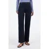 Madewell The Emmett Patch Pocket Wide Leg Pants In Dark Navy