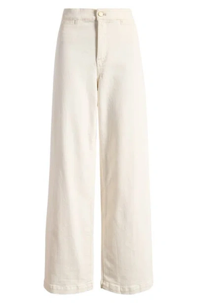 Madewell The Emmett Welt Pocket Wide Leg Jeans In Vintage Canvas
