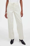 Madewell Low-slung Baggy Jeans In Vintage Canvas: Vintage Canvas In Winter White