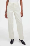 Madewell Low-slung Baggy Jeans In Vintage Canvas: Vintage Canvas In Winter White
