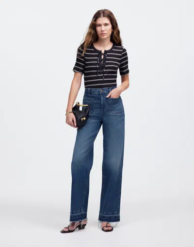 Madewell The Emmett Wide-leg Jean In Archbald Wash