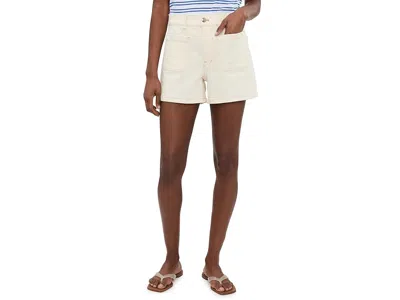 Madewell The Emmy Denim Short In Neutral