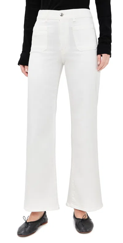 Madewell The Emmy Wide Leg Jeans Tile White