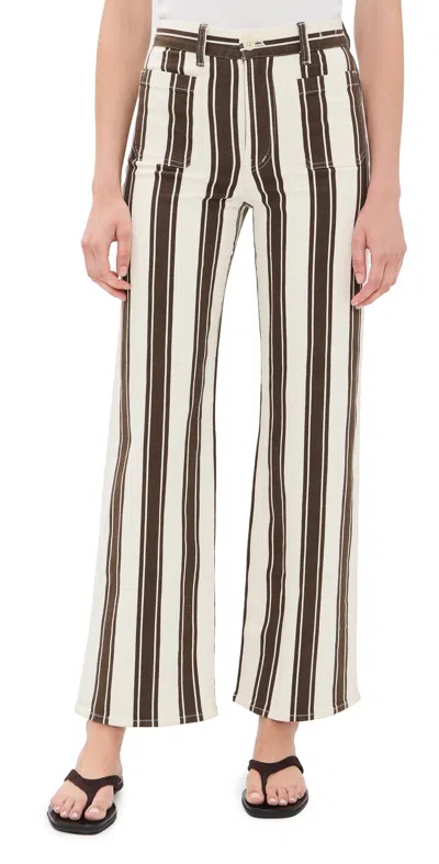 Madewell The Emmy Wide-leg Pant In Brown