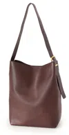 Madewell The Essential Bucket Tote In Leather
