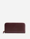 Madewell The Essential Continental Zip Wallet In Chocolate Raisin