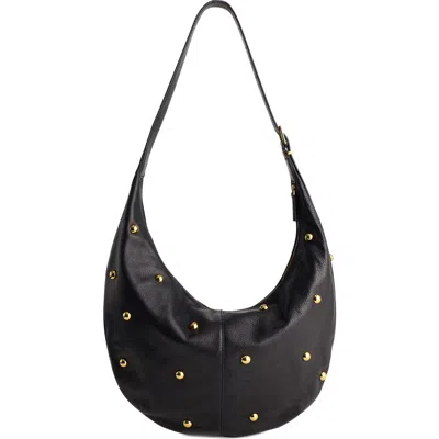 Madewell The Essential Curve Leather Shoulder Bag In Multi