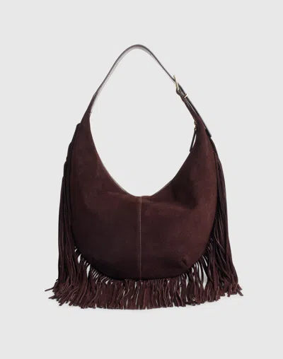 Madewell The Essential Curve Medium Shoulder Bag In Brown