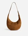 Madewell The Essential Curve Shoulder Bag In Aged Cognac