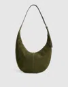 Madewell The Essential Curve Shoulder Bag In Green