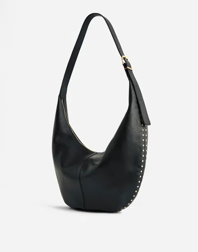 Madewell The Essential Curve Shoulder Bag In True Black