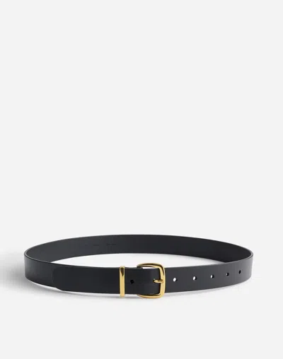 Madewell Leather Belt In True Black