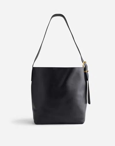 Madewell The Essential Medium Bucket Tote In Black